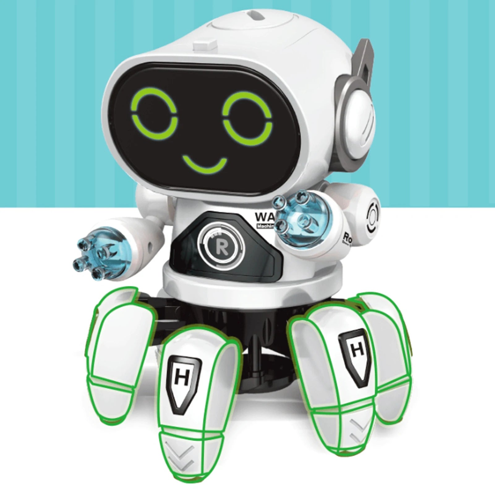 Children Robot  Electric Robot  Robot  Six Claws Plastic Intelligent Dancing Singing Light Electric Robot  for Boys