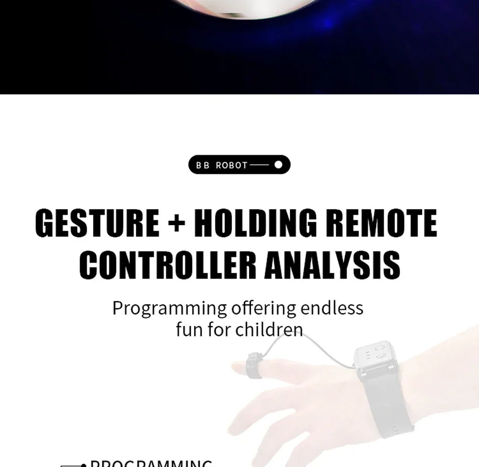 RC Robot 2.4G Radio Remote Control with Sound Watch Gesture Induction Sensor Intelligent Robot Toys Gifts Accessories for Kids