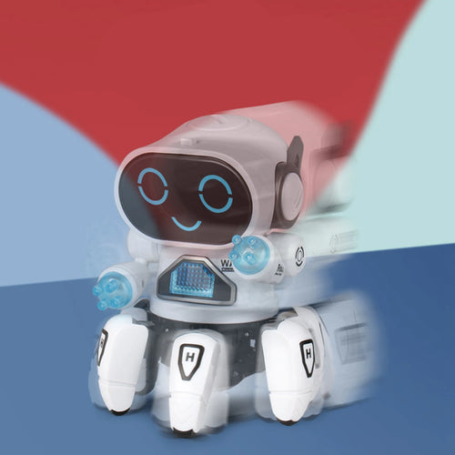 Children Robot  Electric Robot  Robot  Six Claws Plastic Intelligent Dancing Singing Light Electric Robot  for Boys
