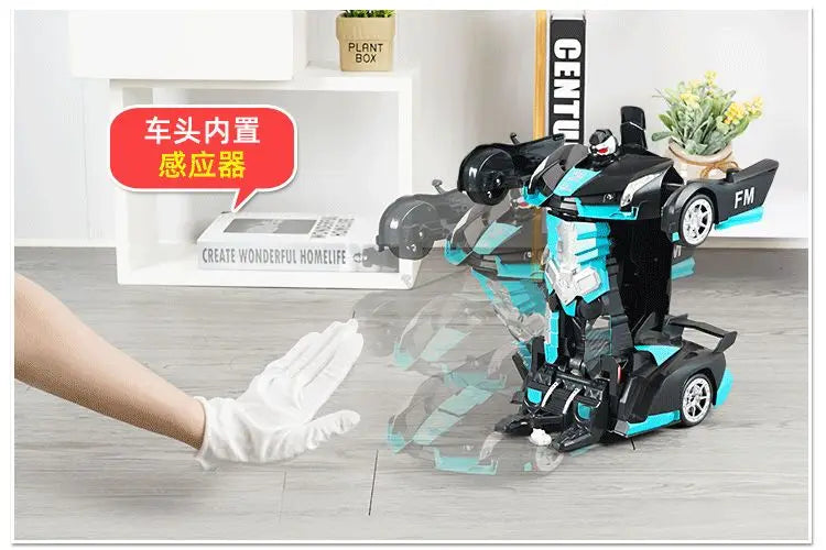 1:12 36cm RC Car Robot Gesture Sensing Deformation Fighting Robots Modles Transformation Remote Control Cars Toys Gifts for Boys