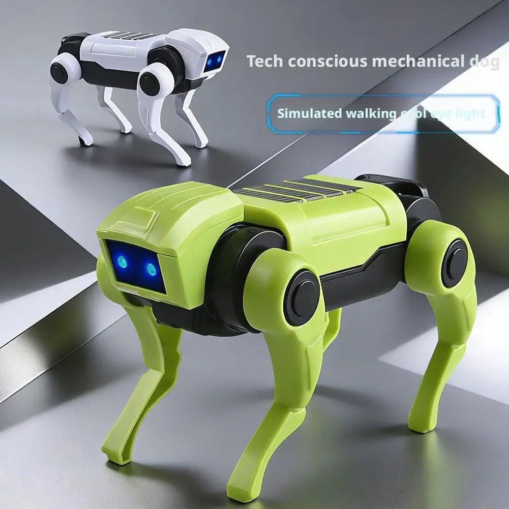 Rc Robot Children's Remote Control Mechanical Dog Toy Science Teaching Diy Assembling Model Electric Set Toys for Boys Kids Gift