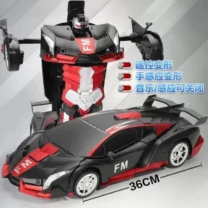 1:12 36cm RC Car Robot Gesture Sensing Deformation Fighting Robots Modles Transformation Remote Control Cars Toys Gifts for Boys