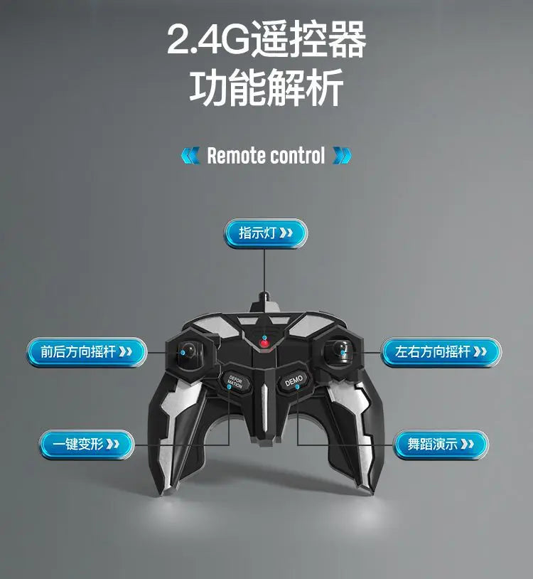 1:12 36cm RC Car Robot Gesture Sensing Deformation Fighting Robots Modles Transformation Remote Control Cars Toys Gifts for Boys