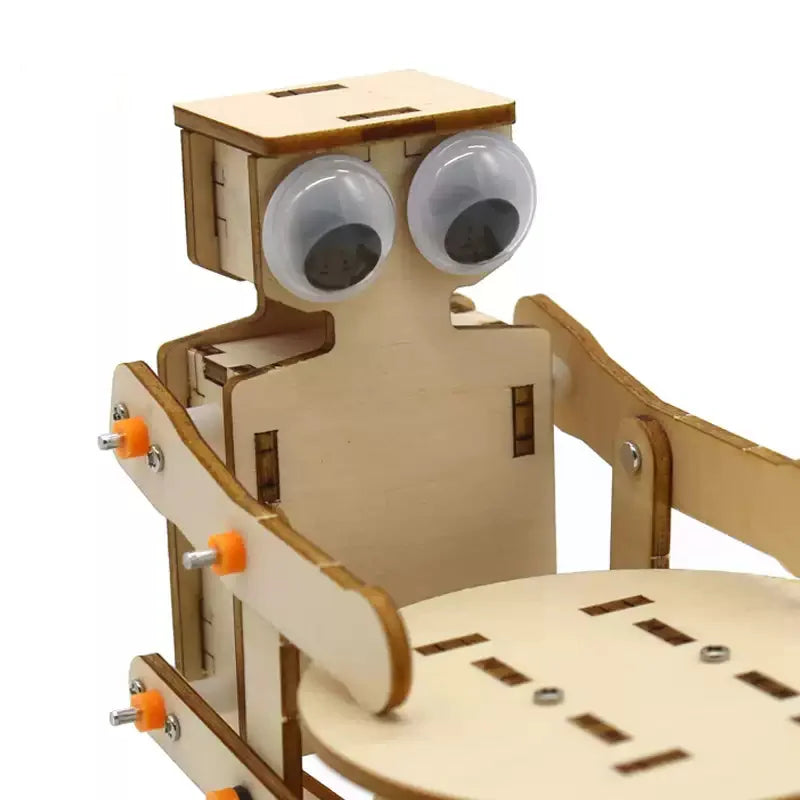DIY Drumming Robot children's science and education experimental toys, hand-assembled models, science and education toys