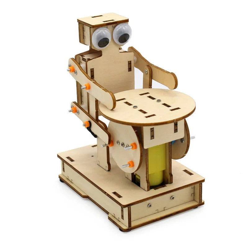 DIY Drumming Robot children's science and education experimental toys, hand-assembled models, science and education toys