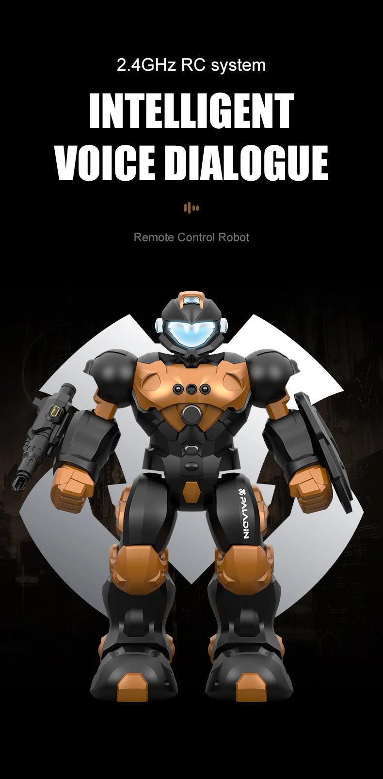 RC Robot Toy Intelligent Programming Voice Controlled Gesture Remote Control LED Smart Dancing Robot Kids Toy for Children Gifts