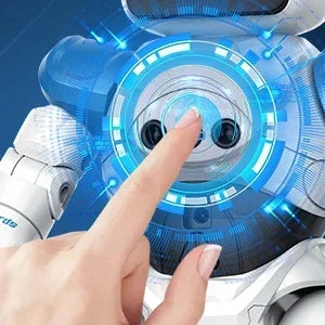 RC Robot Toy Gift for Kids Smart Talking Voice Remote Control Robot Gesture Sensing Emo Robot Toy Boys Girls