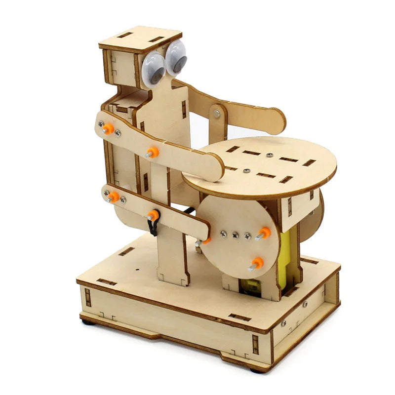 DIY Drumming Robot children's science and education experimental toys, hand-assembled models, science and education toys