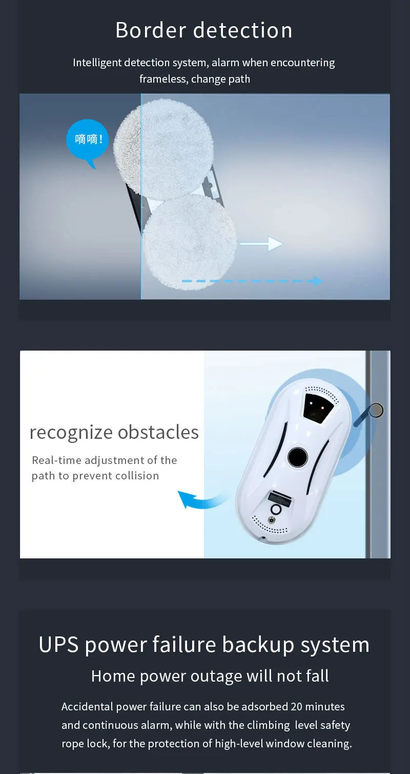 Robot window cleaner, ultra-thin cleaner, robot window cleaner, robot window cleaner