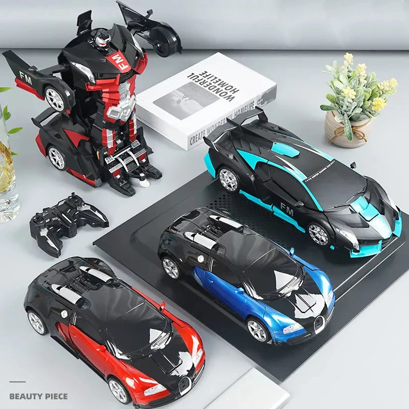 1:12 36cm RC Car Robot Gesture Sensing Deformation Fighting Robots Modles Transformation Remote Control Cars Toys Gifts for Boys