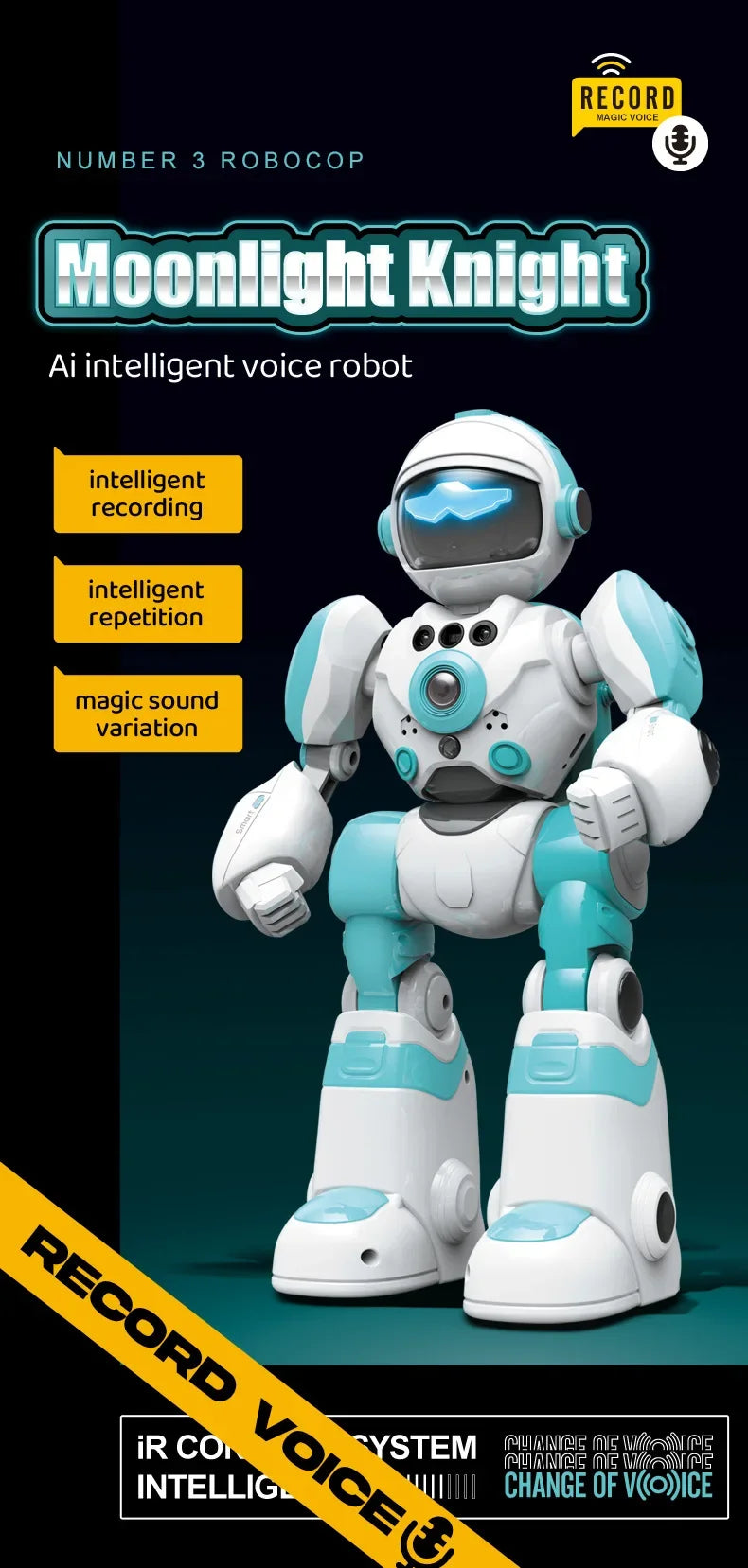 Intelligent RC Robot Voice Gesture Control Programming Machine Music Dancing Toys Recording Electric Robot Toy Children Gift