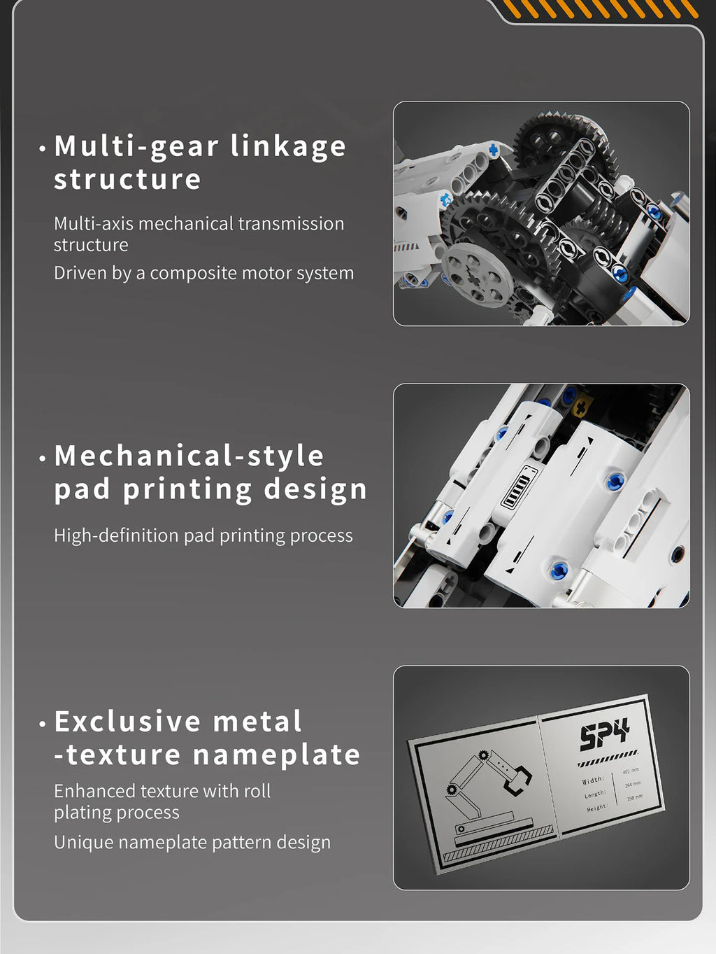 Robotic Arm Building Blocks Programmable Remote Control toys STEM Learning Cultivation of interest in mechanical engineering