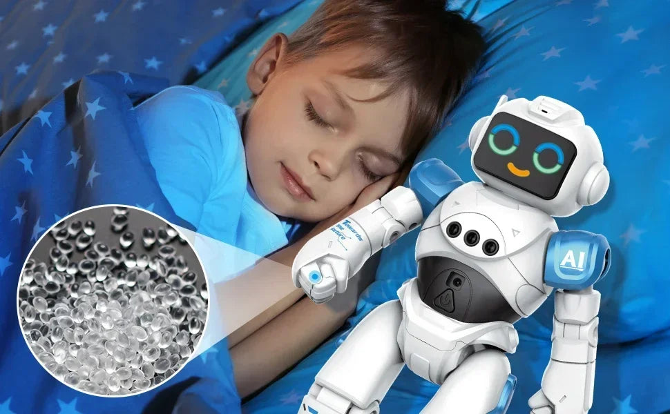 RC Robot Toy Gift for Kids Smart Talking Voice Remote Control Robot Gesture Sensing Emo Robot Toy Boys Girls