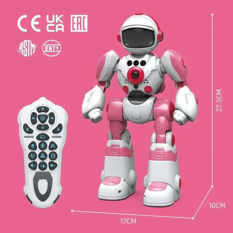 Intelligent RC Robot Voice Gesture Control Programming Machine Music Dancing Toys Recording Electric Robot Toy Children Gift