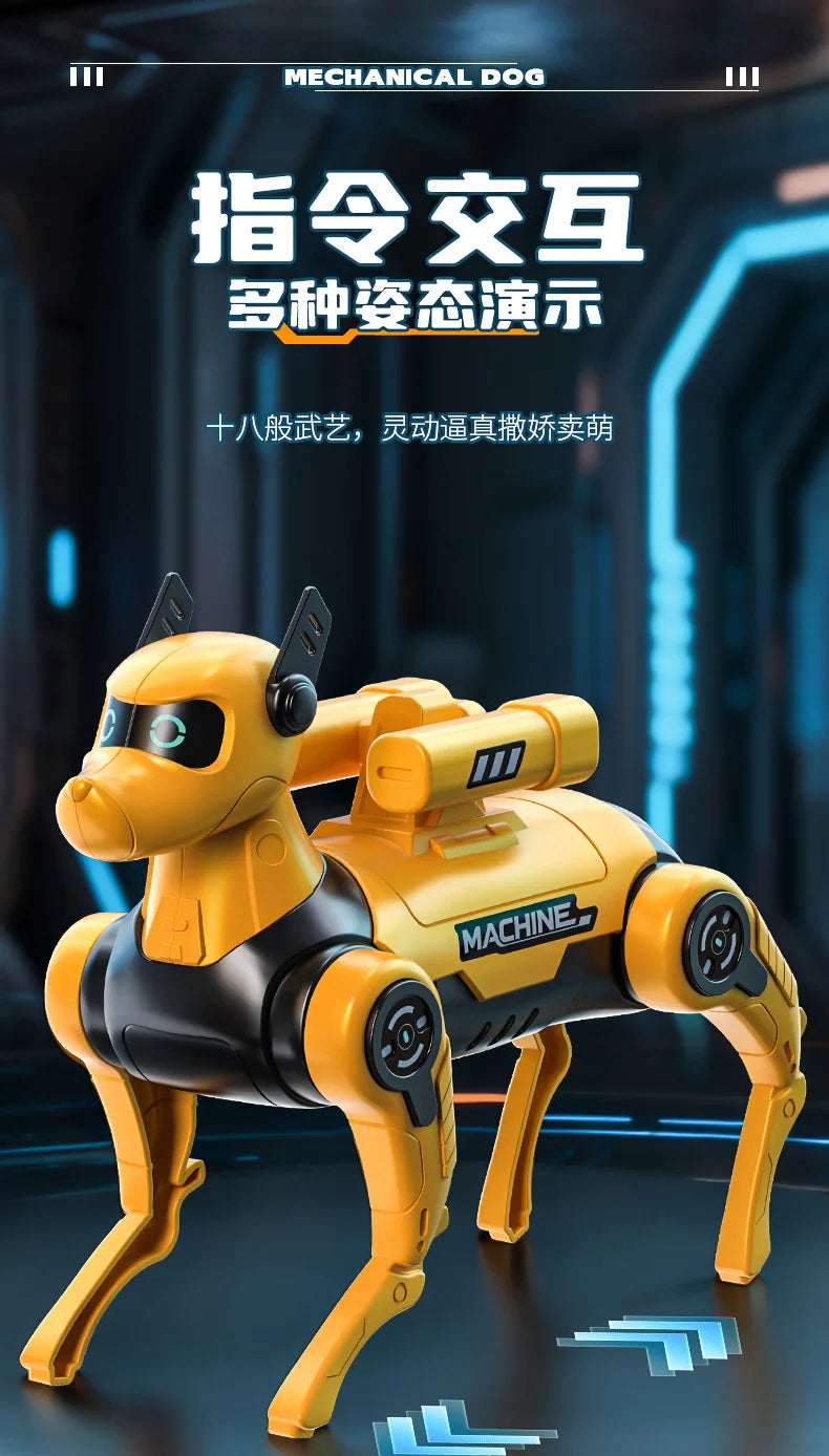 Robot Dog Children's Interactive Toy Intelligent Robot Dog Electric Remote Control Programming Toy Children's Boy New Baby