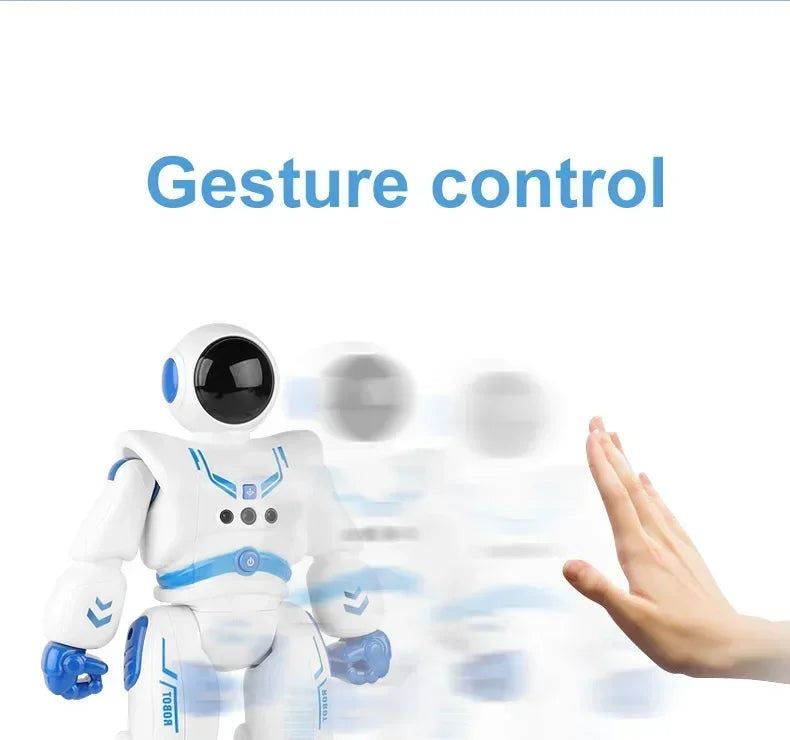 Smart Robot Toy with Gesture & Touch Sensing, Programmable Remote Control Space Robot