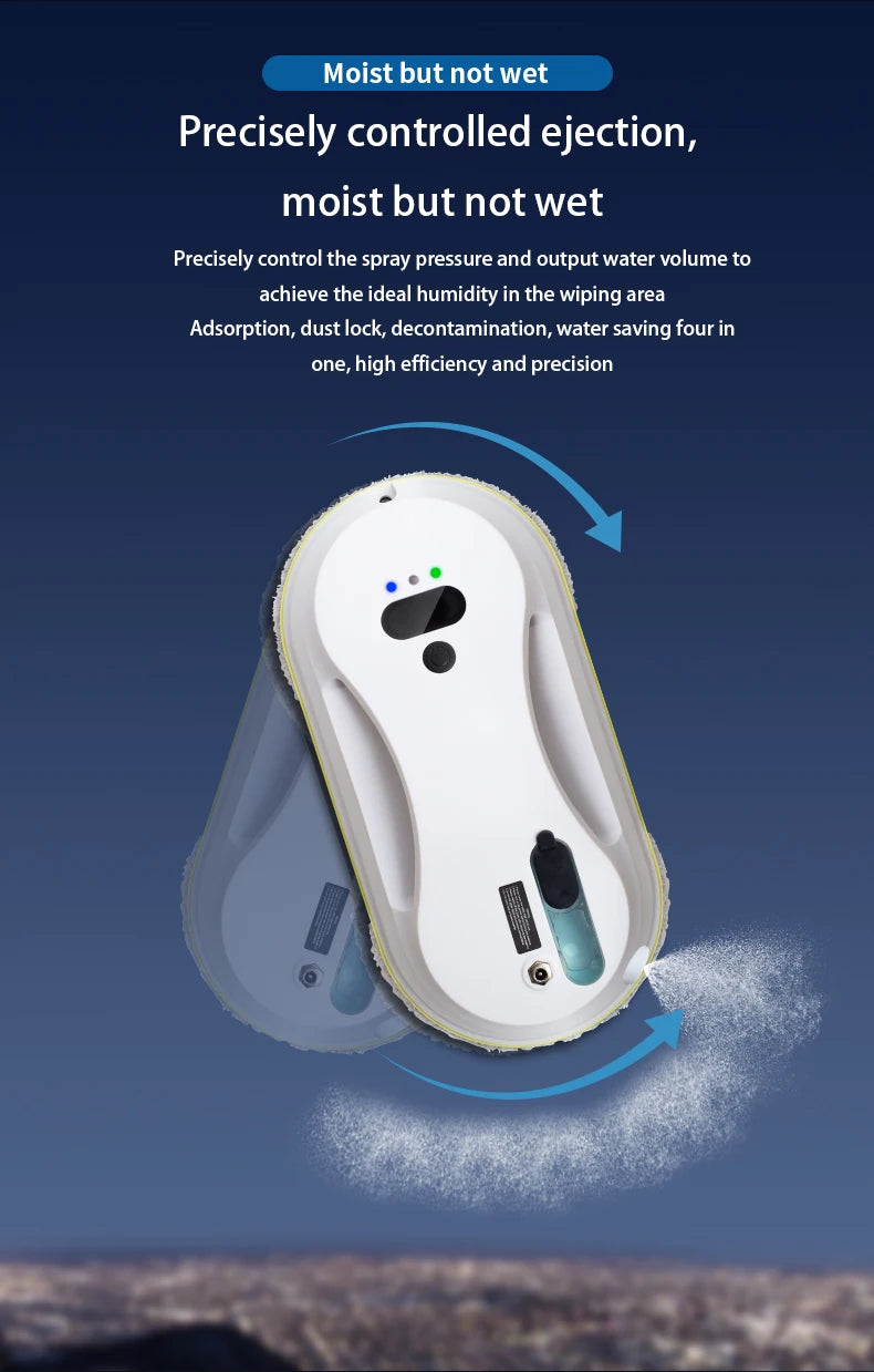 window cleaner robot, windows cleaner robot limabean, robot vacuum cleaner, support water spray automatically