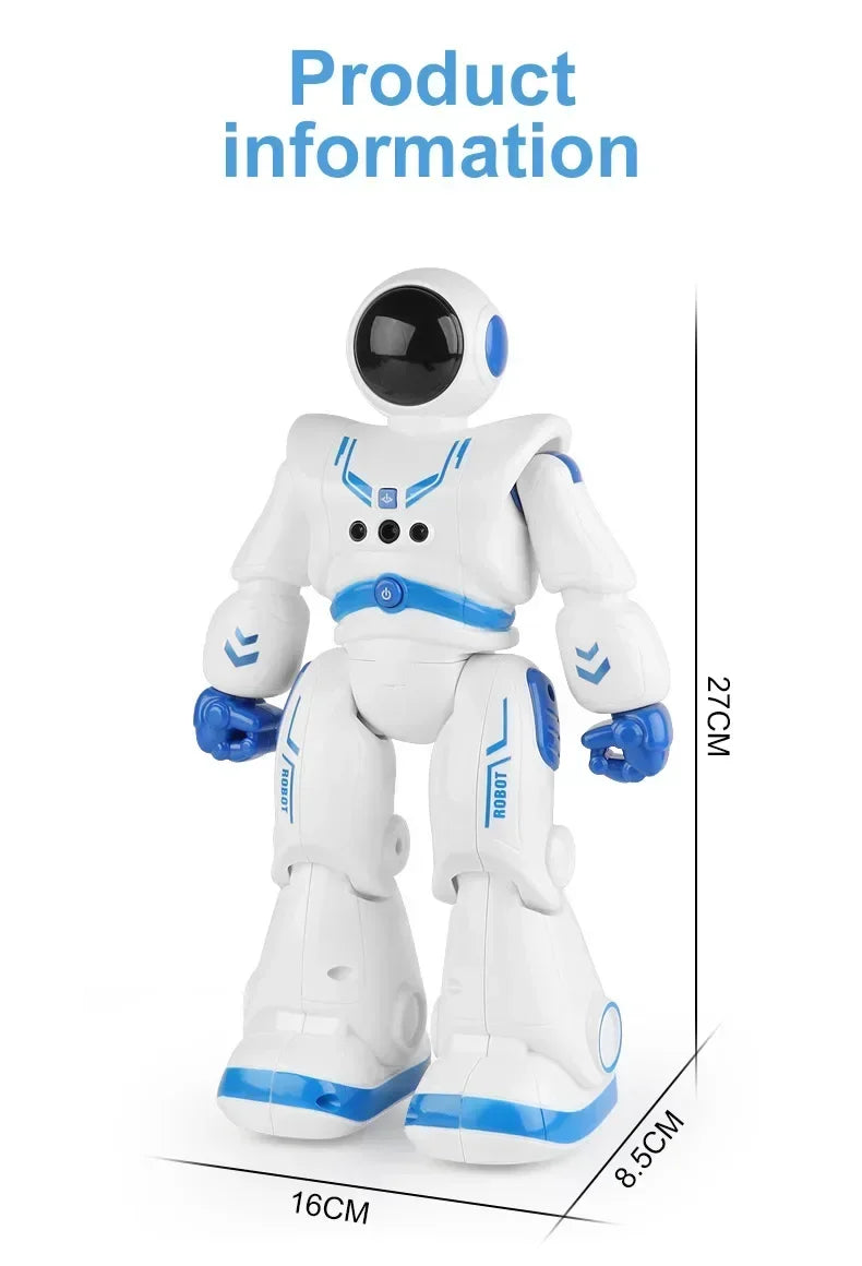 Smart Robot Toy with Gesture & Touch Sensing, Programmable Remote Control Space Robot