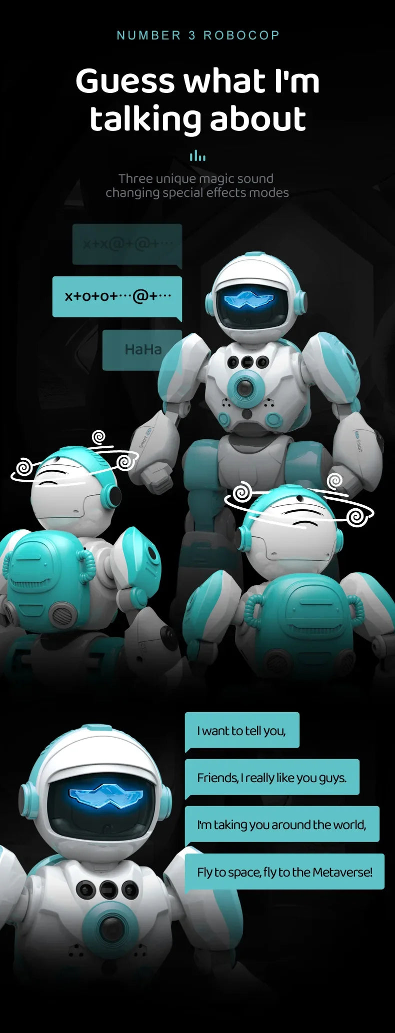 Intelligent RC Robot Voice Gesture Control Programming Machine Music Dancing Toys Recording Electric Robot Toy Children Gift