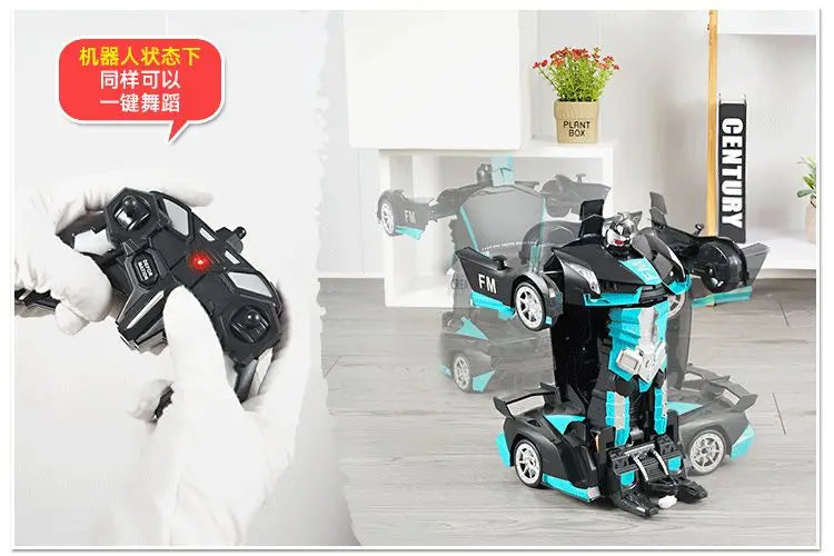 1:12 36cm RC Car Robot Gesture Sensing Deformation Fighting Robots Modles Transformation Remote Control Cars Toys Gifts for Boys