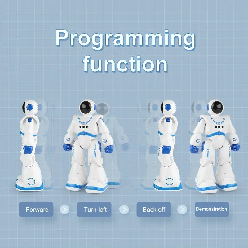 Smart Robot Toy with Gesture & Touch Sensing, Programmable Remote Control Space Robot