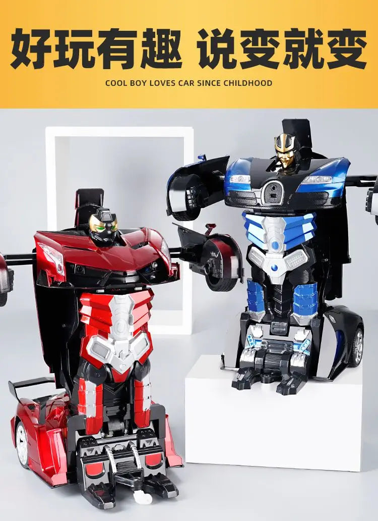 1:12 36cm RC Car Robot Gesture Sensing Deformation Fighting Robots Modles Transformation Remote Control Cars Toys Gifts for Boys