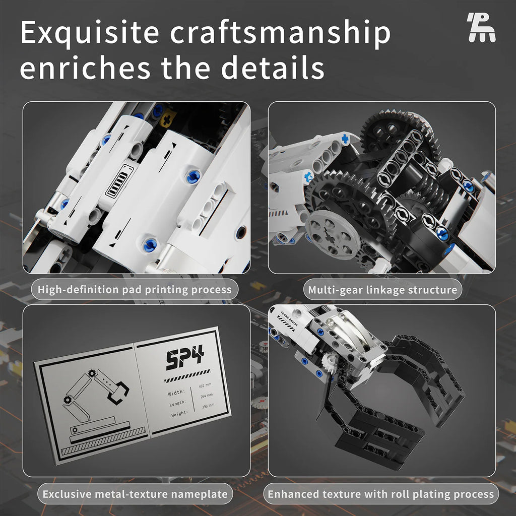 Robotic Arm Building Blocks Programmable Remote Control toys STEM Learning Cultivation of interest in mechanical engineering