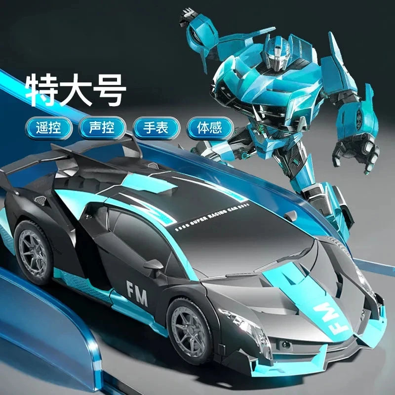 1:12 36cm RC Car Robot Gesture Sensing Deformation Fighting Robots Modles Transformation Remote Control Cars Toys Gifts for Boys