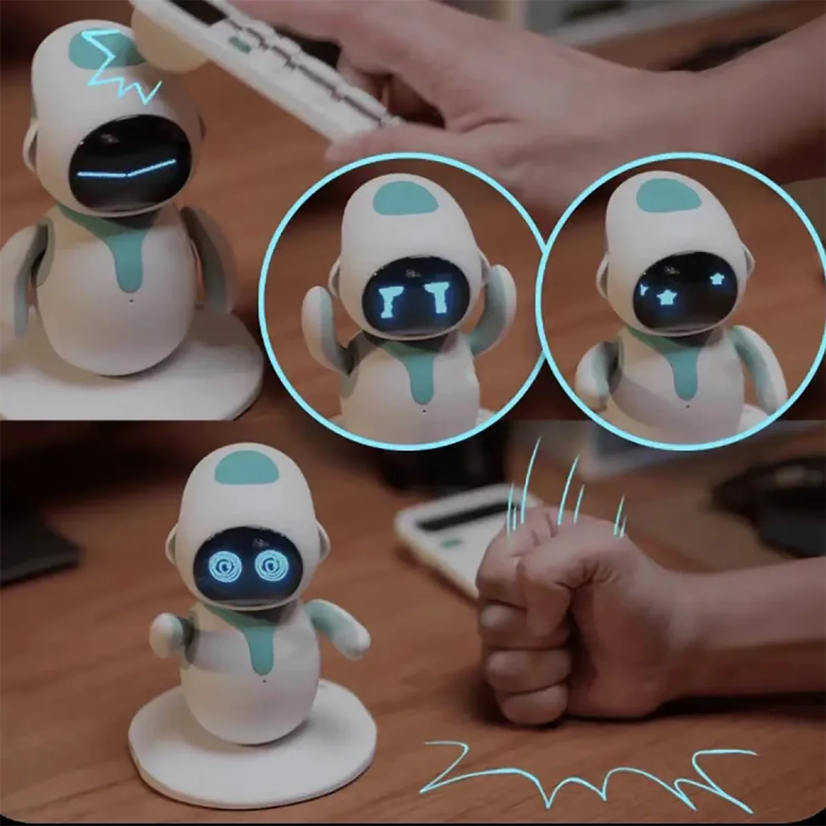 Electronic Toy Robot Smart AI Desktop Pet Emotional Intelligent Companion Touch Intractive Toys Adult Robots Fun Gifts