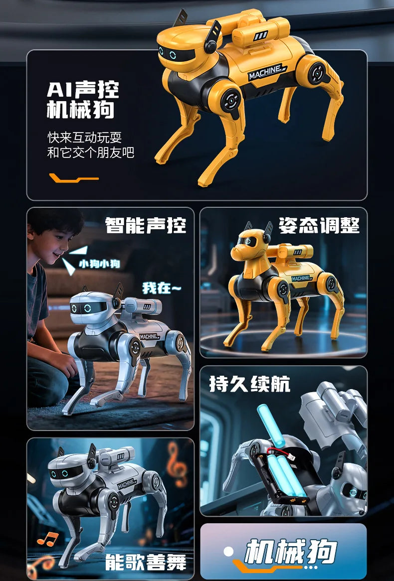 Robot Dog Children's Interactive Toy Intelligent Robot Dog Electric Remote Control Programming Toy Children's Boy New Baby