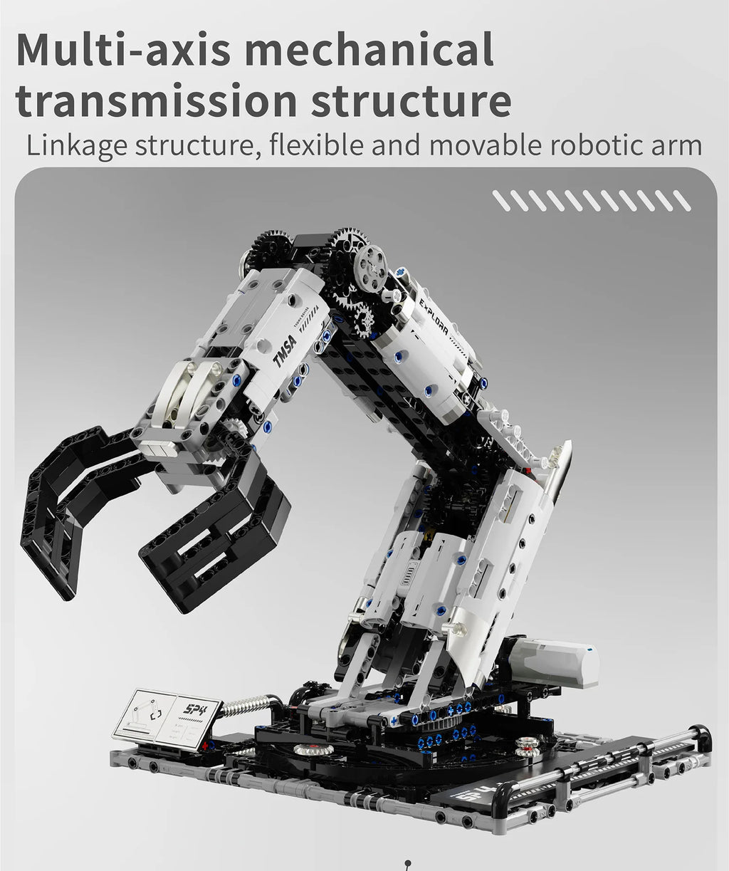 Robotic Arm Building Blocks Programmable Remote Control toys STEM Learning Cultivation of interest in mechanical engineering