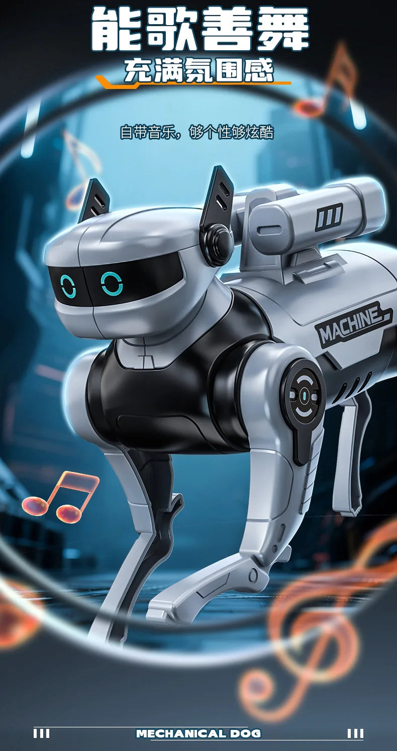 Robot Dog Children's Interactive Toy Intelligent Robot Dog Electric Remote Control Programming Toy Children's Boy New Baby