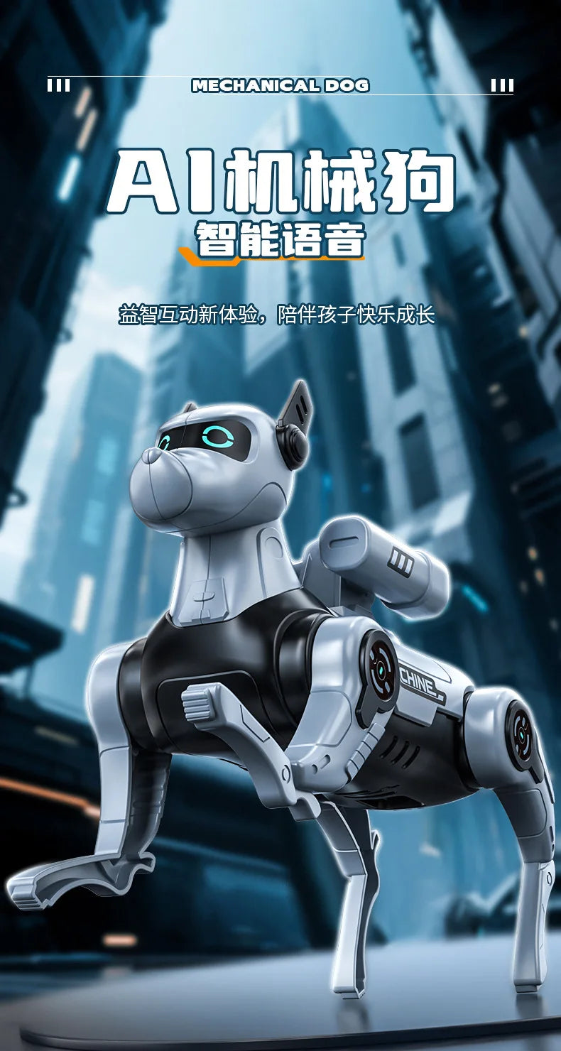 Robot Dog Children's Interactive Toy Intelligent Robot Dog Electric Remote Control Programming Toy Children's Boy New Baby