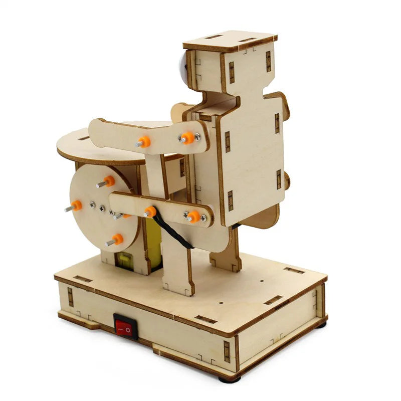 DIY Drumming Robot children's science and education experimental toys, hand-assembled models, science and education toys