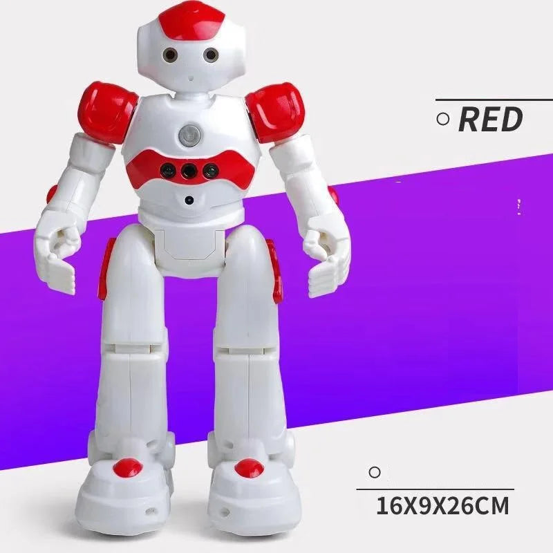 RC Robot Toy Gift for Kids Smart Talking Voice Remote Control Robot Gesture Sensing Emo Robot Toy Boys Girls