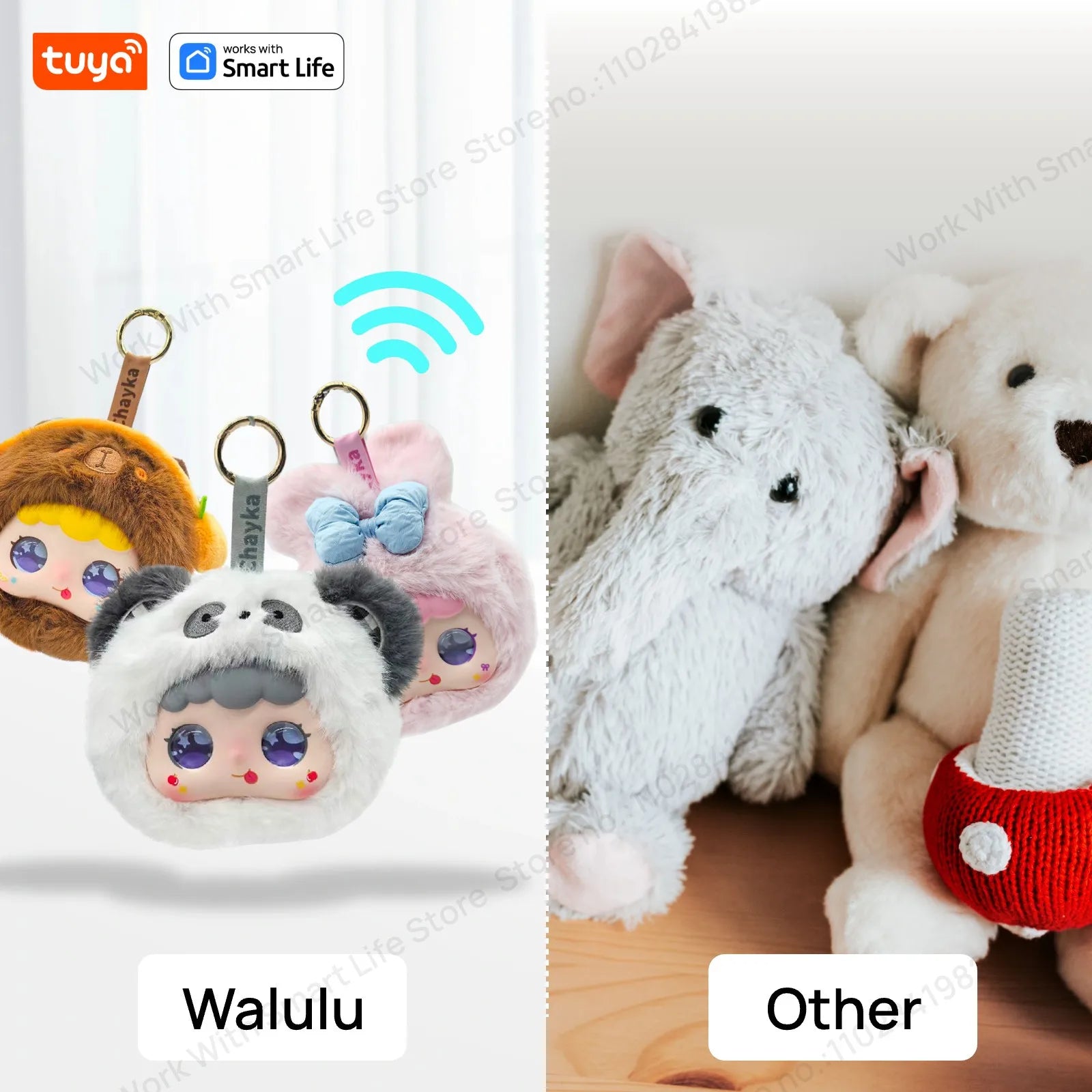 Rabbit: AI Plush Robot w/LED Eyes&Voice Control,Interactive Smart Toy USB Rechargeable Companion for Kids Gifts/Smart Home-Pink